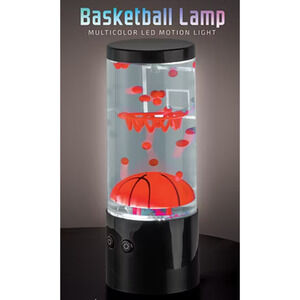 West & Arrow Basketball Lamp LED 9" Motion Light Multicolor New, Sealed Box